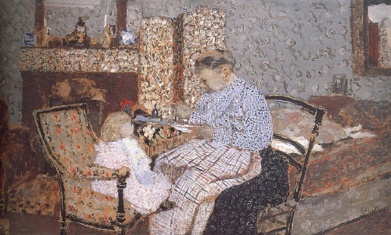 Edouard Vuillard Annette soup china oil painting image